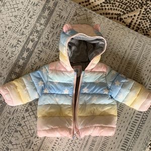 Baby girl puffer coat